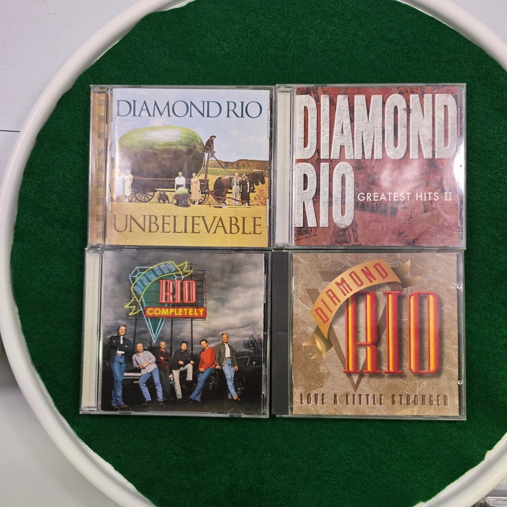 Diamond Rio 4 CD Lot Unbelievable Greatest Hits Completely Love Little Stronger